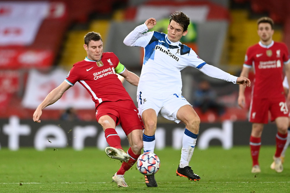 Anfield Tertunduk di Tangan Atalanta