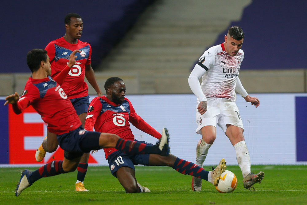 Lille dan AC Milan Berbagi Angka