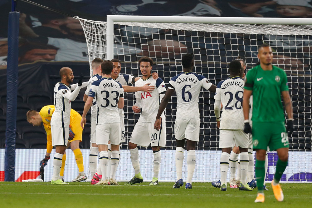 Pesta Gol Tottenham ke Gawang Ludogorets