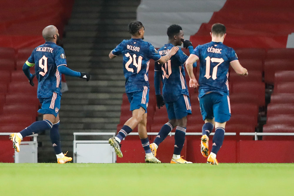 Arsenal Menang Besar atas Rapid Vienna