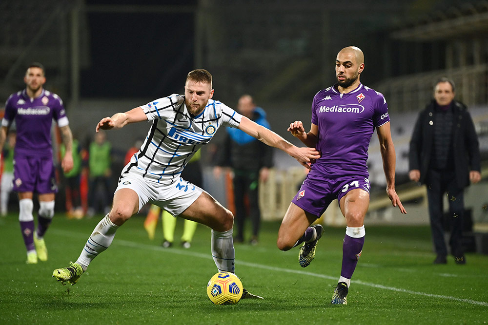 Inter Milan Hantam Fiorentina 2-0, Barella Bersinar