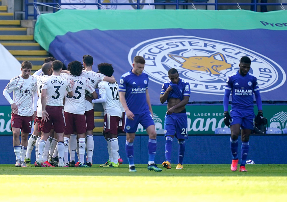 Arsenal Bangkit di Markas Leicester City