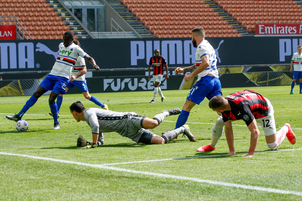 AC Milan Ditahan Imbang Sampdoria