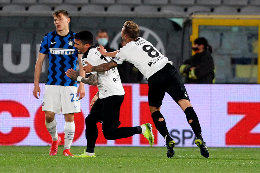 Laju Inter Milan Tertahan di Markas Spezia