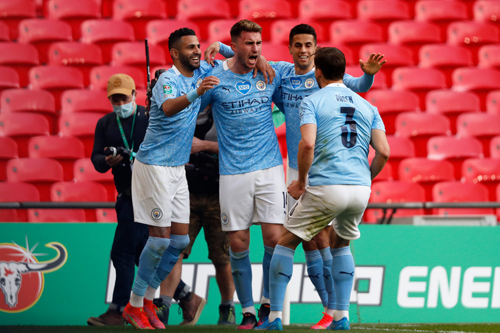 Manchester City Kalahkan Tottenham di Final Carabao Cup 20/21