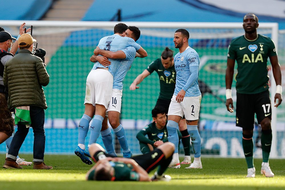 Manchester City Kalahkan Tottenham di Final Carabao Cup 20/21