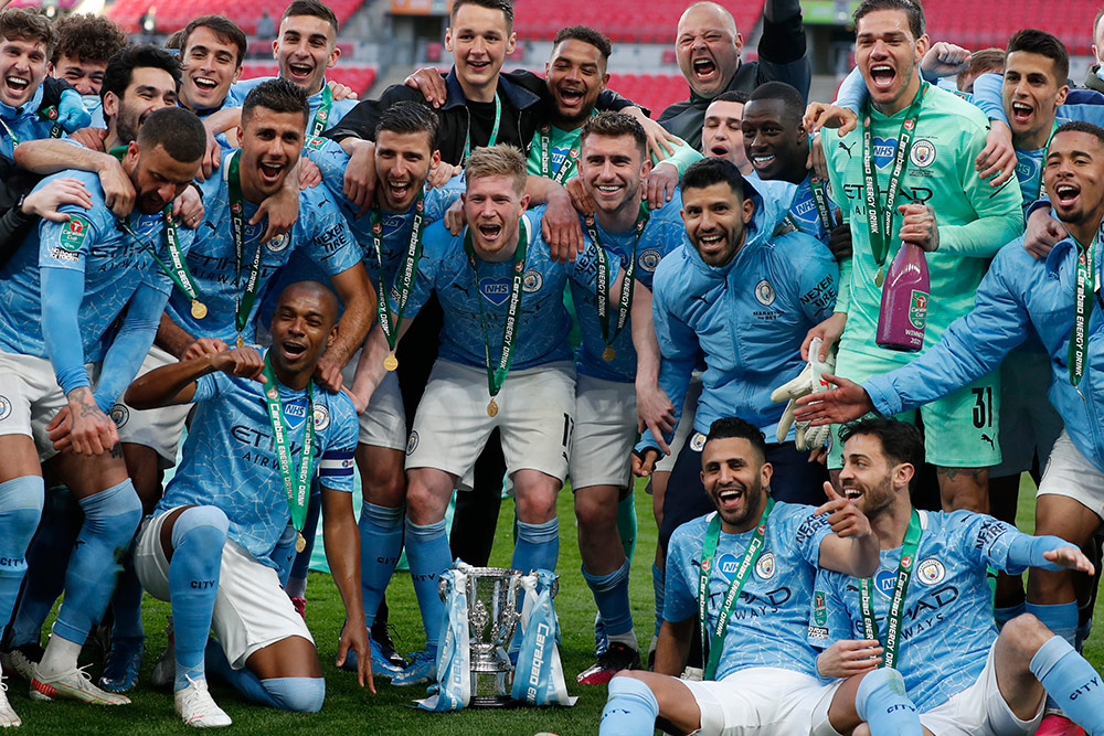 Pesta Juara Manchester City, Trofi Pertama Musim Ini