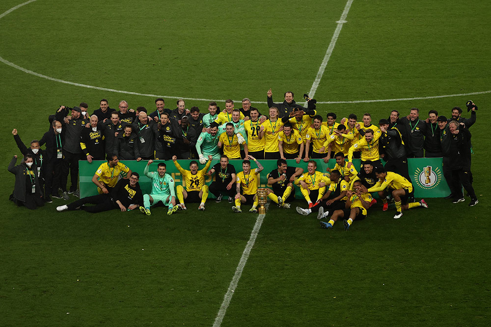 Foto: Sancho dan Haaland Pimpin Dormund Juarai DFB Pokal