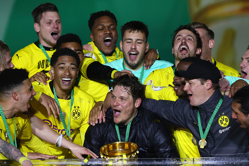 Foto: Sancho dan Haaland Pimpin Dormund Juarai DFB Pokal