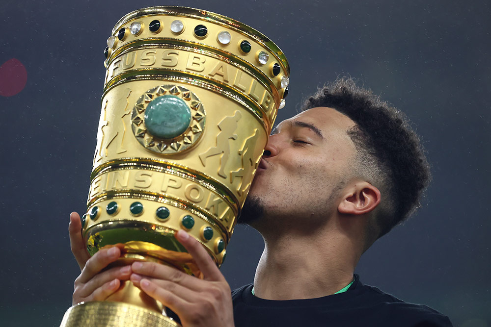 Foto: Sancho dan Haaland Pimpin Dormund Juarai DFB Pokal