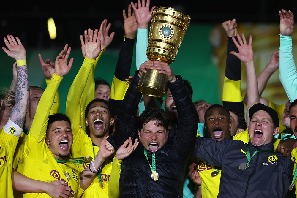 Foto: Sancho dan Haaland Pimpin Dormund Juarai DFB Pokal