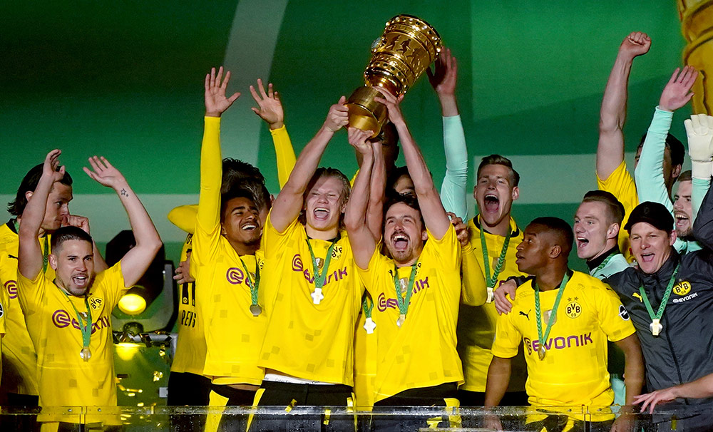 Foto: Sancho dan Haaland Pimpin Dormund Juarai DFB Pokal