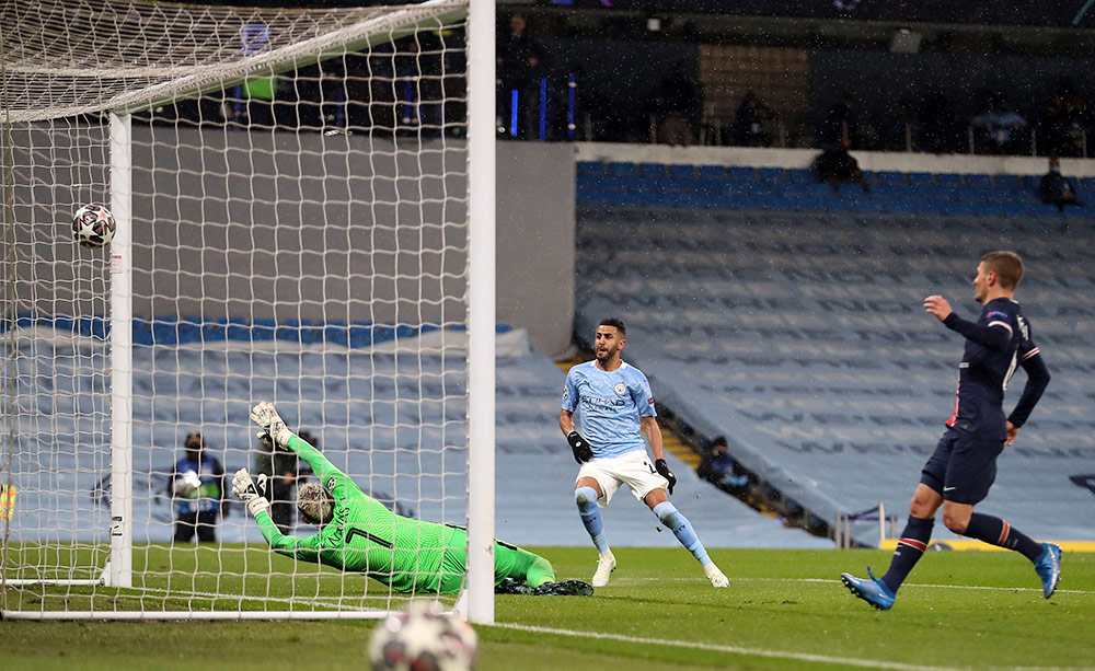 Riyad Mahrez Antar Manchester City ke Final Liga Champions