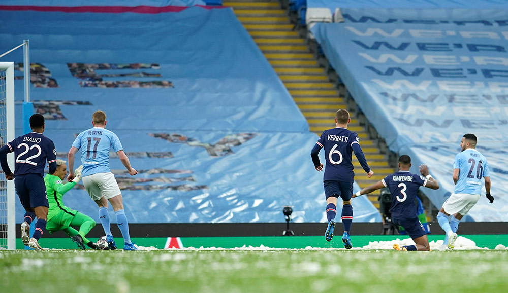 Riyad Mahrez Antar Manchester City ke Final Liga Champions