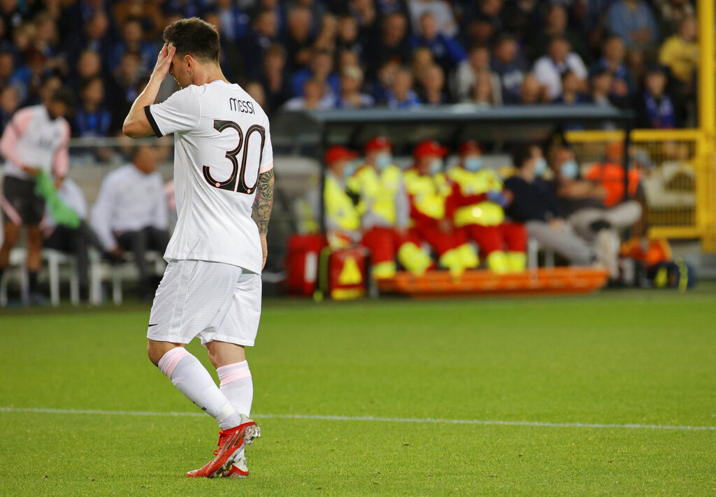 Walau Punya Messi, PSG Gagal Kalahkan Club Brugge