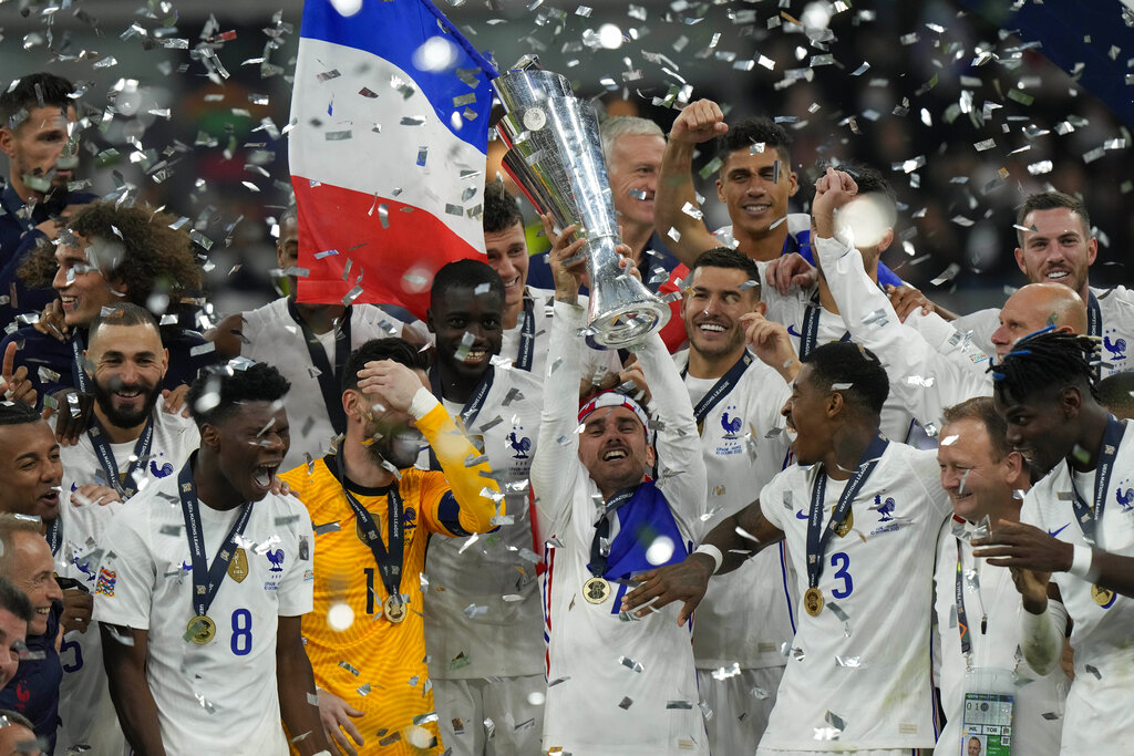 Pesta Juara Prancis di Final UEFA Nations League 2021