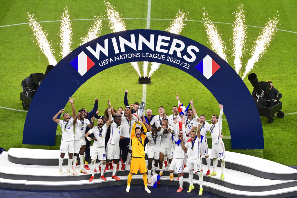 Pesta Juara Prancis di Final UEFA Nations League 2021