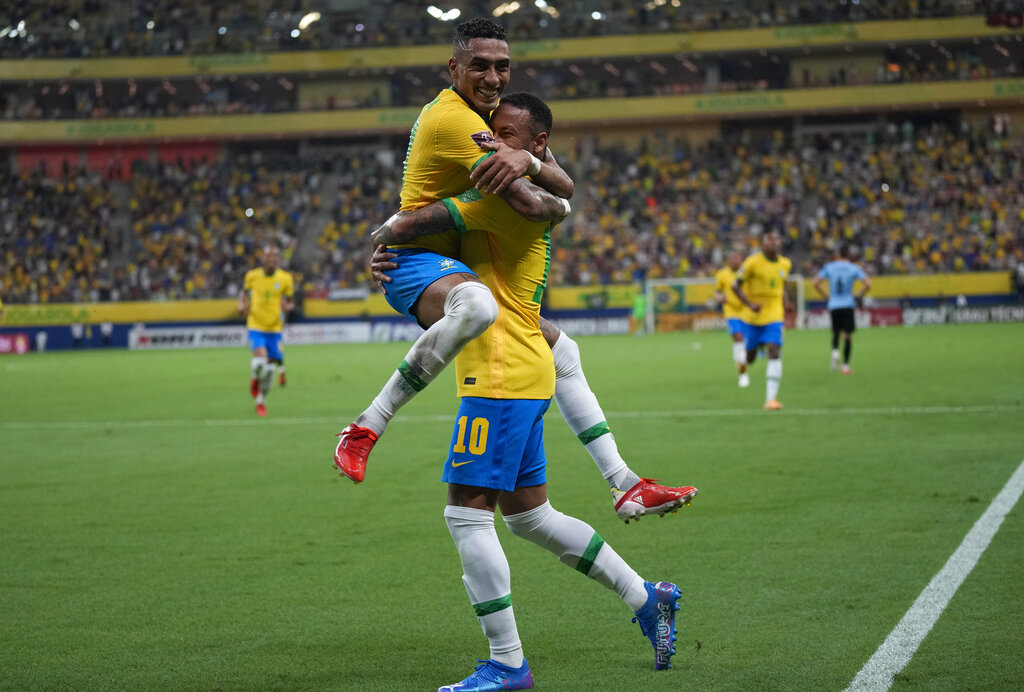 Brasil Pesta Gol ke Gawang Uruguay, Raphinha jadi Bintang