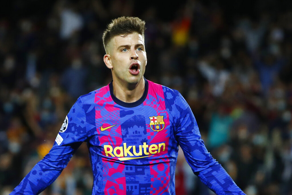 Gerard Pique Beri Barca Kemenangan Pertama di Liga Champions