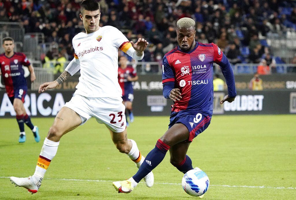 Kemenangan Susah Payah AS Roma atas Cagliari