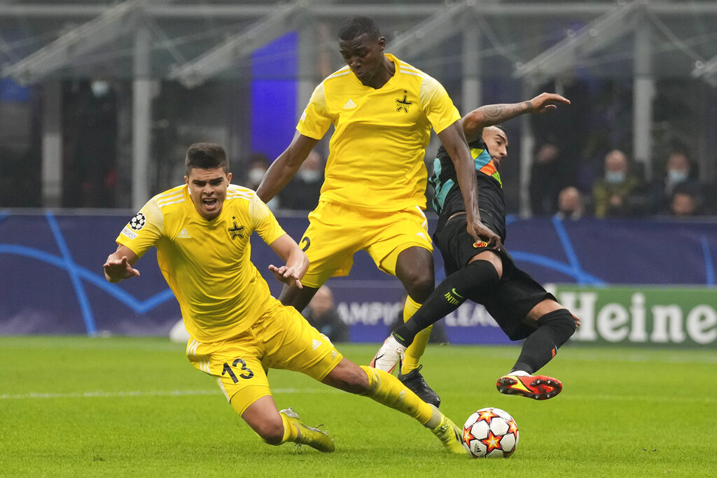 Inter Milan Akhiri Perlawanan Alot Sheriff Tiraspol 3-1