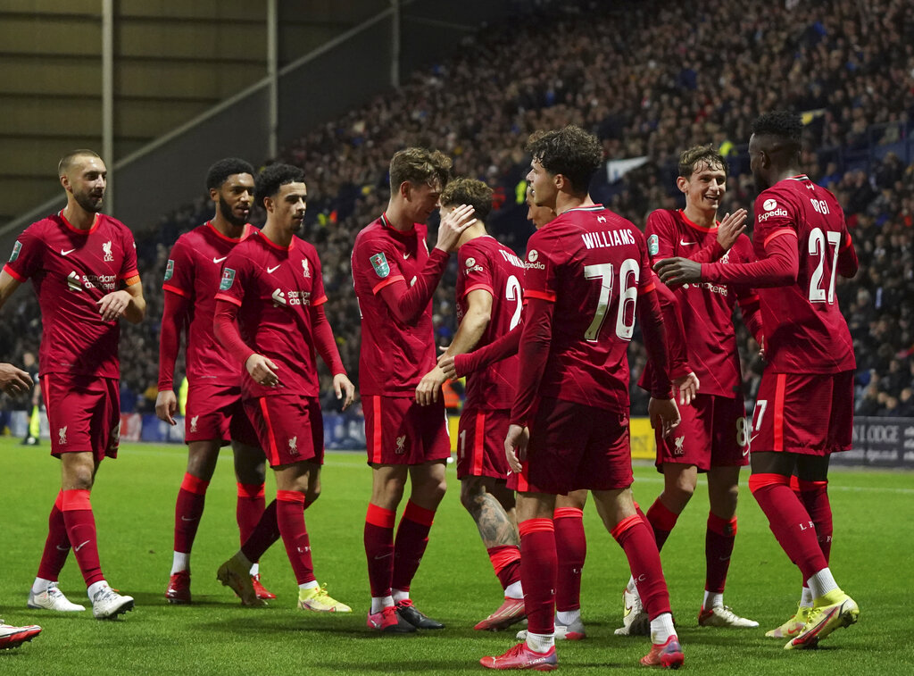 Tim Kedua Liverpool Masih Terlalu Tangguh Bagi Preston Tim Kedua Liverpool Masih Terlalu Tangguh Bagi Preston