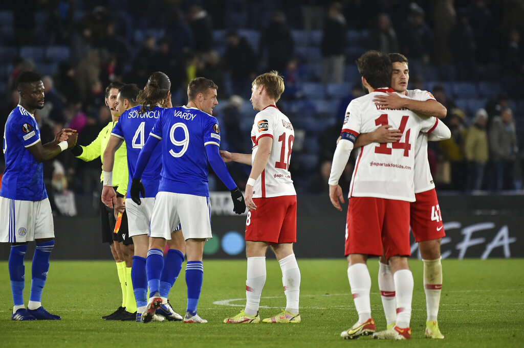 Leicester City vs Spartak Moskow Berakhir Tanpa Pemenang