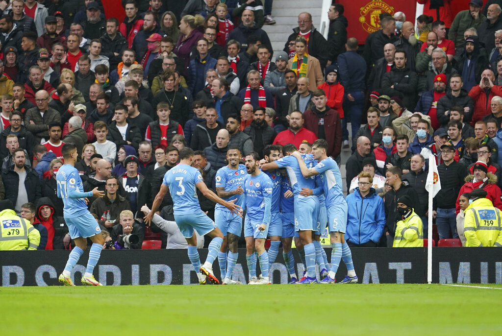 Ketika Old Trafford jadi Tempat Pesta Manchester City