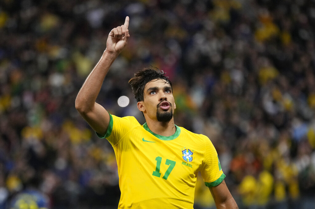 Lucas Paqueta Antar Brasil ke Lolos Piala Dunia 2022