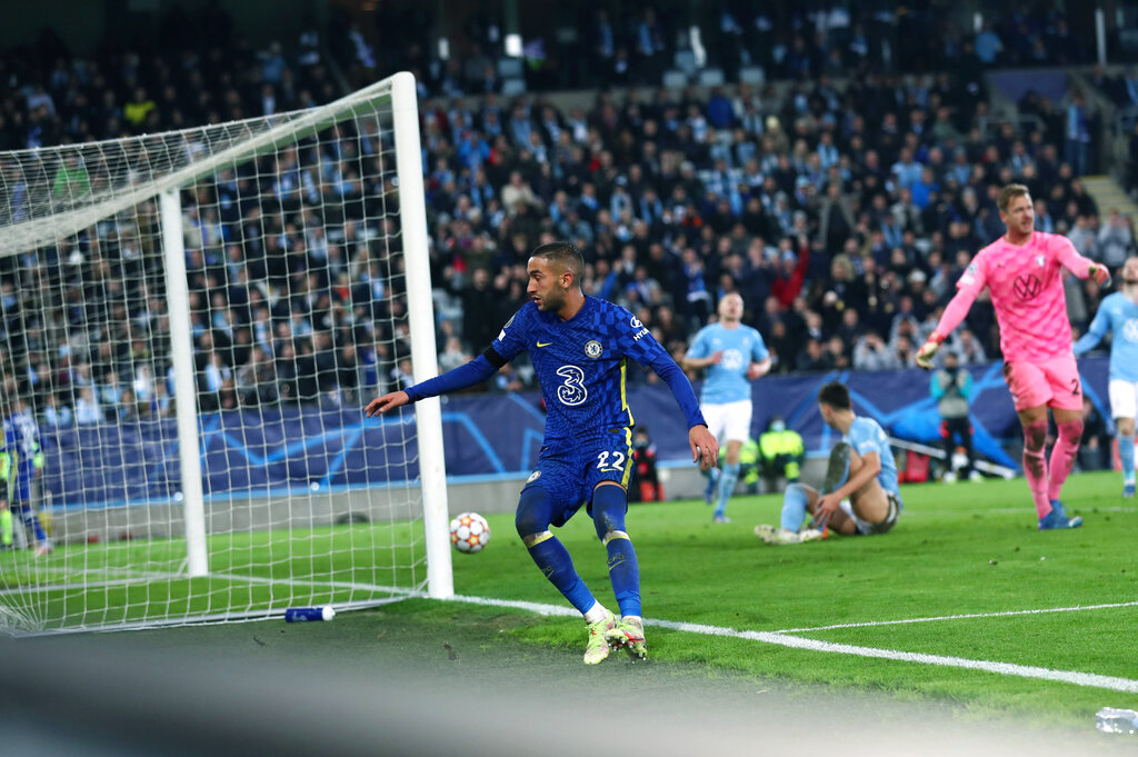 Hakim Ziyech Bawa Chelsea Selangkah Lagi ke 16 Besar UCL