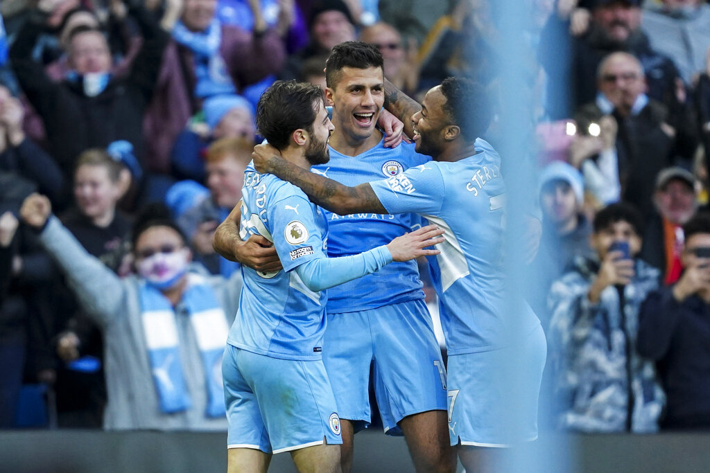 Manchester City Pesta Tiga Gol ke Gawang Everton