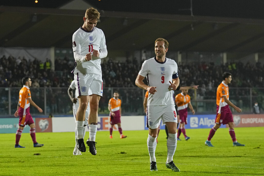 Sikat Abis San Marino 10 Gol, Inggris Samai Rekor yang Bertahan 57 Tahun