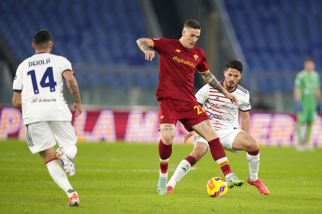 AS Roma vs Cagliari: Debut Indah Sergio Oliveira