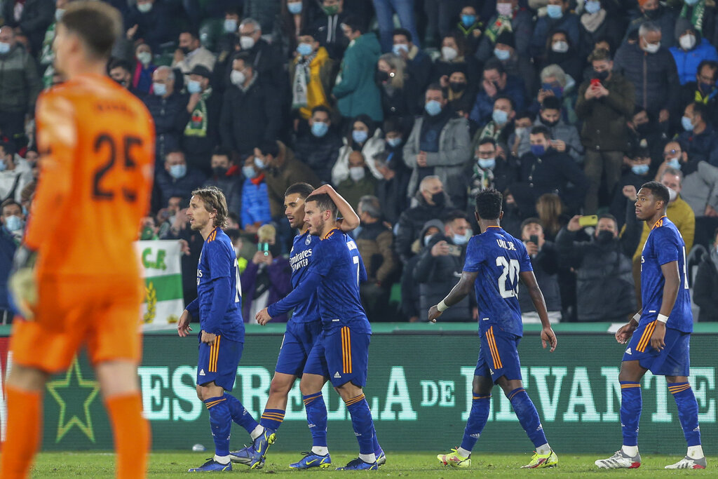 Copa del Rey: Real Madrid Susah Payah Kalahkan Elche, Eden Hazard jadi Pahlawan