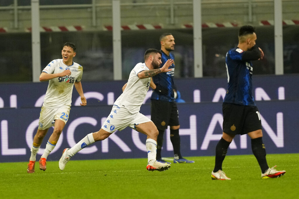 Coppa Italia: Inter Milan Susah Payah Singkirkan Empoli