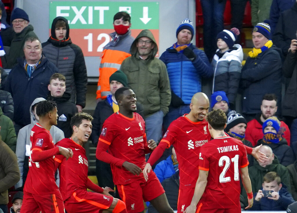 Sempat Tertinggal, Liverpool Tak Beri Ampun Shrewsbury