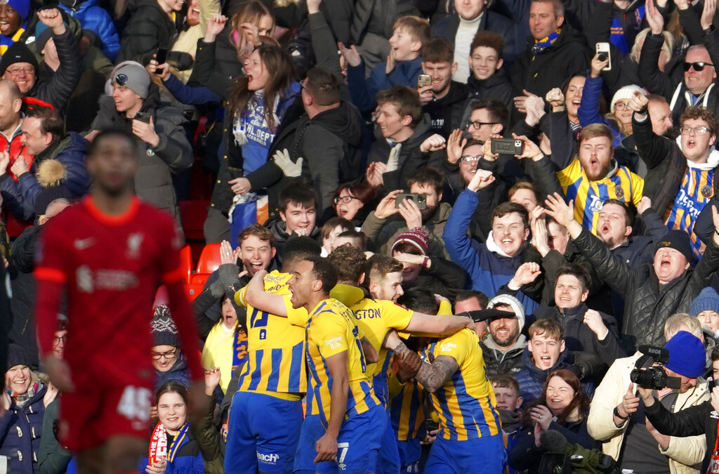 Sempat Tertinggal, Liverpool Tak Beri Ampun Shrewsbury