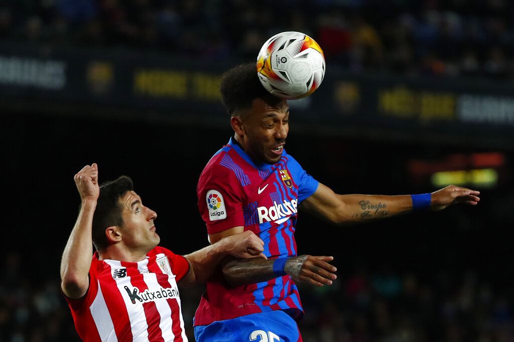 Aubameyang dan Dembele Trengginas, Barcelona Menggila di Kandang  