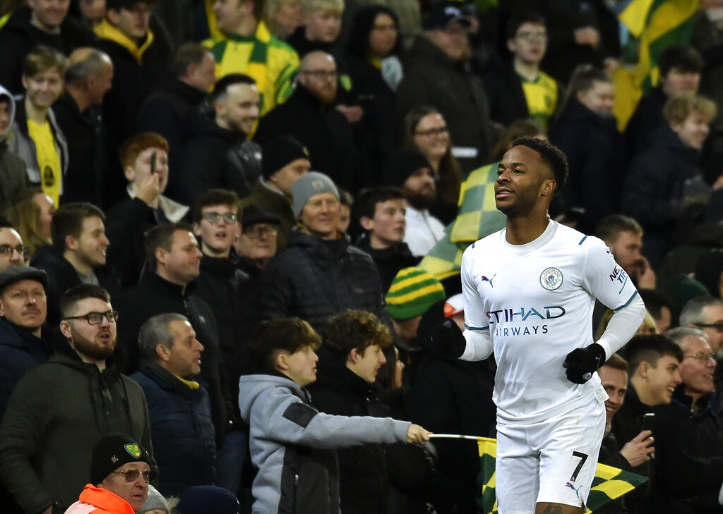 Pesta Gol Manchester City, Sinar Raheem Sterling