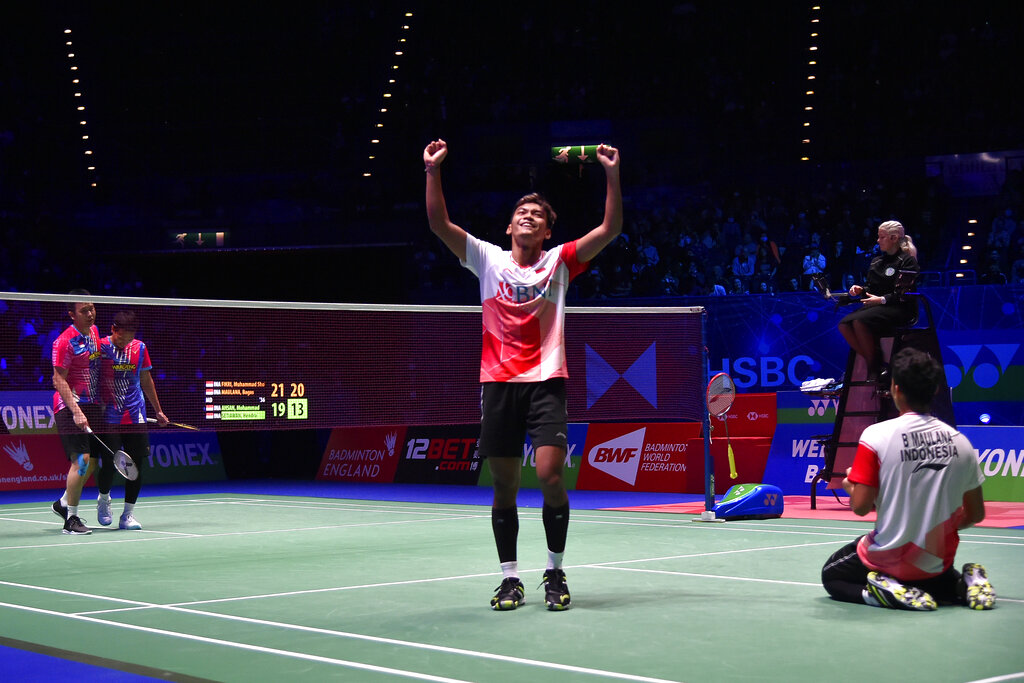 Pasangan Muda Bagas/Fikri Menuntaskan Debut Mereka dengan Gelar Juara All England 2022