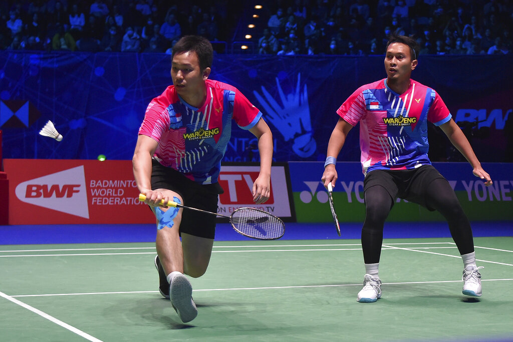 Pasangan Muda Bagas/Fikri Menuntaskan Debut Mereka dengan Gelar Juara All England 2022