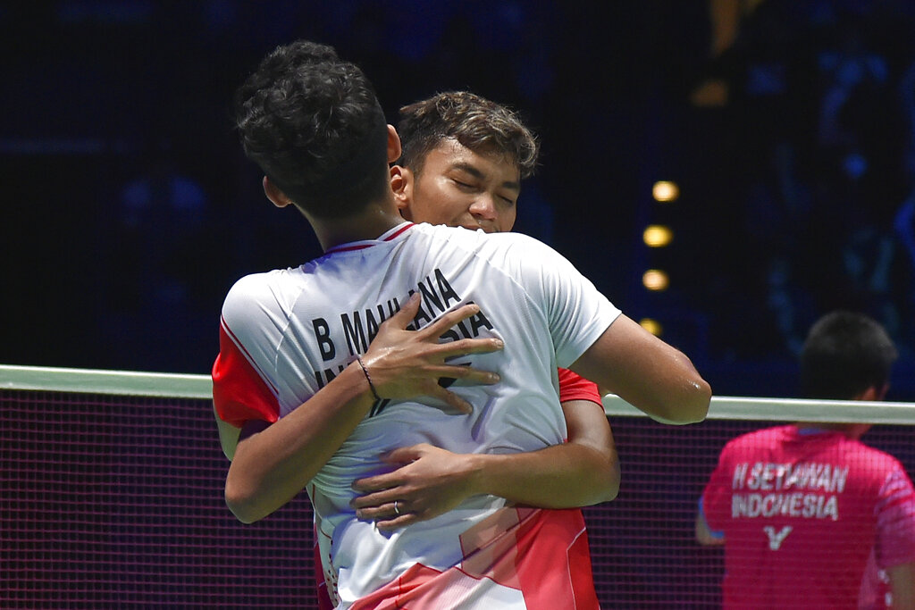 Pasangan Muda Bagas/Fikri Menuntaskan Debut Mereka dengan Gelar Juara All England 2022