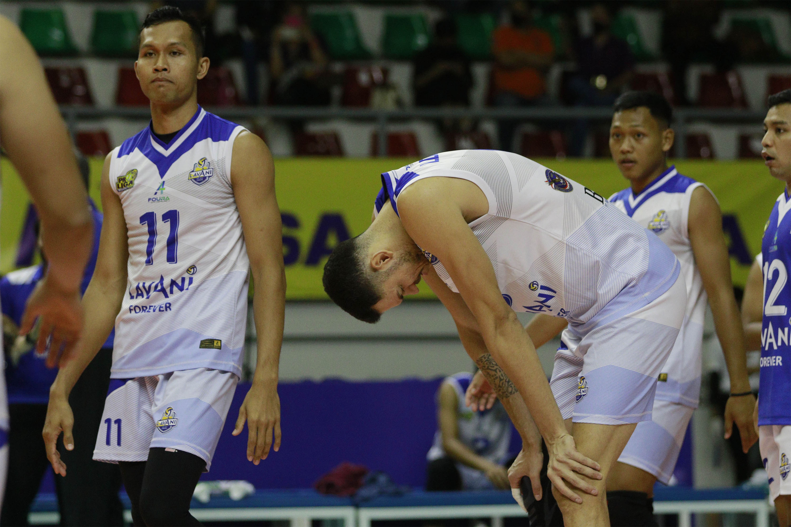 Ekspresi Kekecewaan Pemain Bogor LavAni usai Epic Comeback Juara Bertahan di Proliga 2022