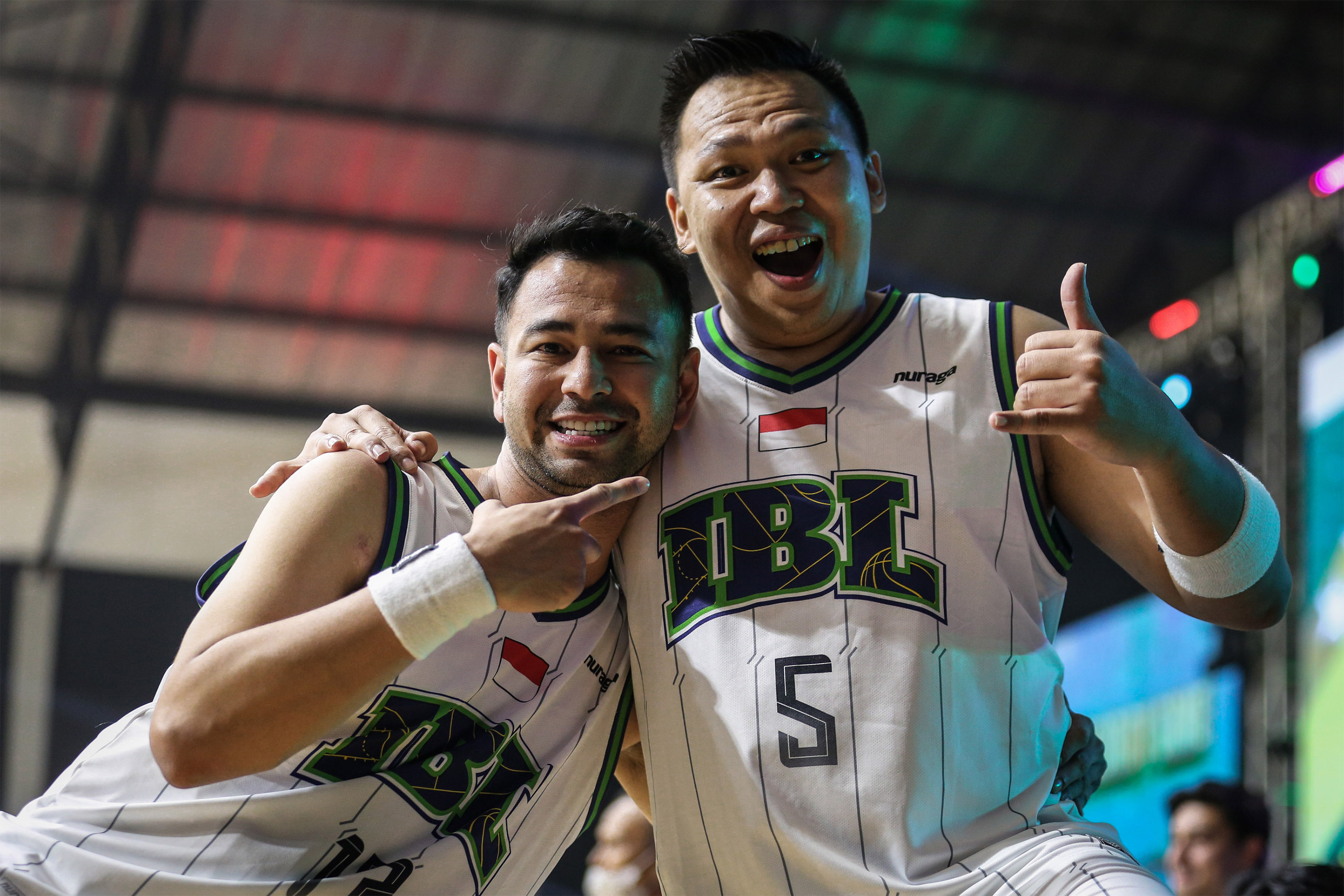 Aksi Raffi Ahmad dalam Celebrity Games IBL All Star 2022