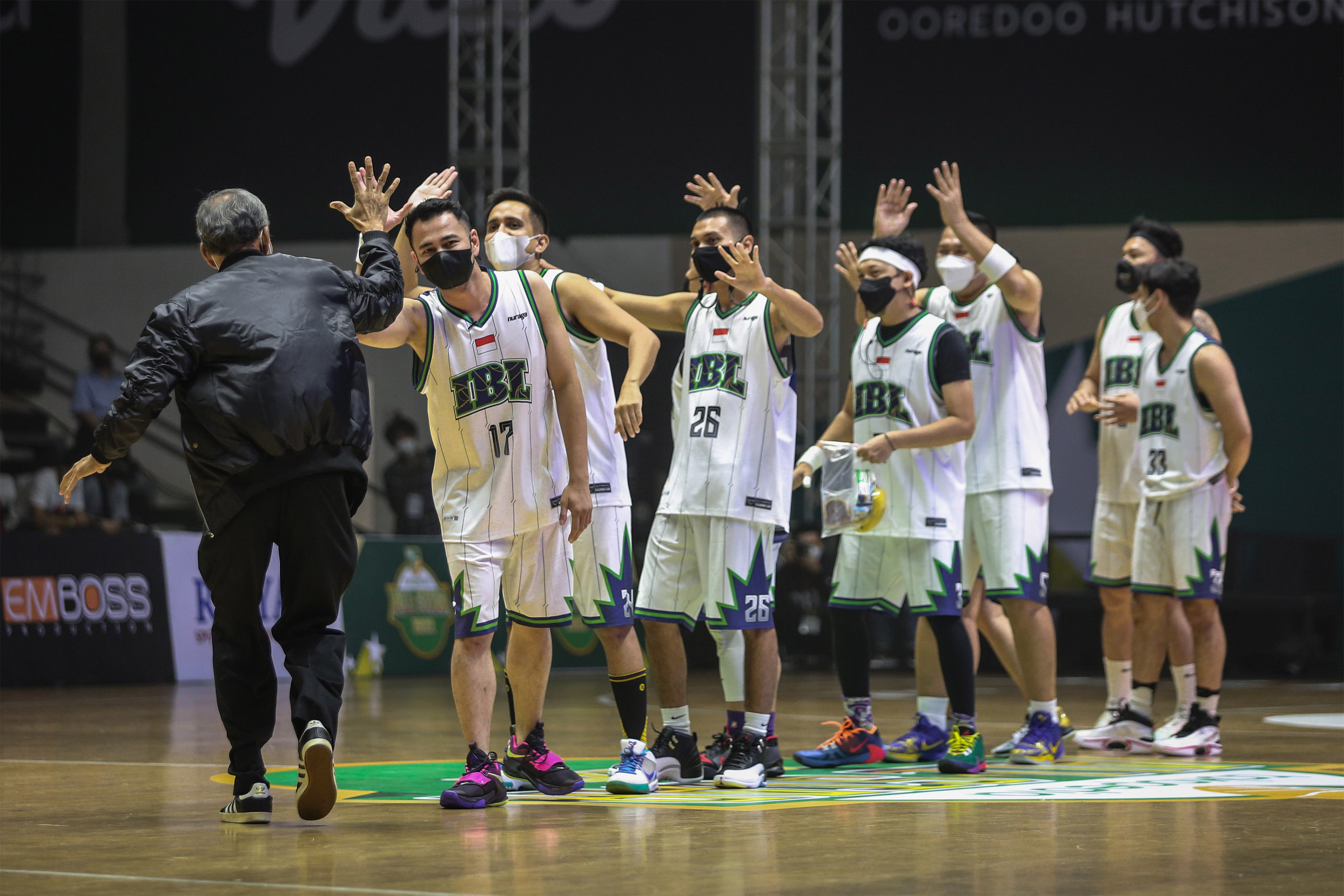 Aksi Raffi Ahmad dalam Celebrity Games IBL All Star 2022