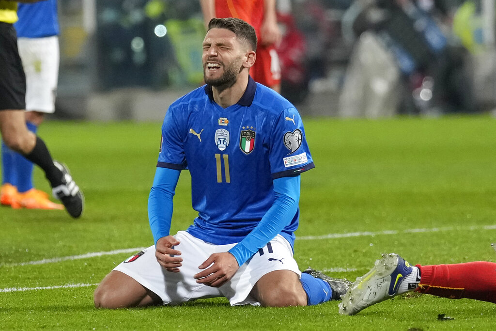 Ekspresi Kekecewaan Pemain Timnas Italia yang 2 Kali Absen di Piala Dunia Secara Beruntun