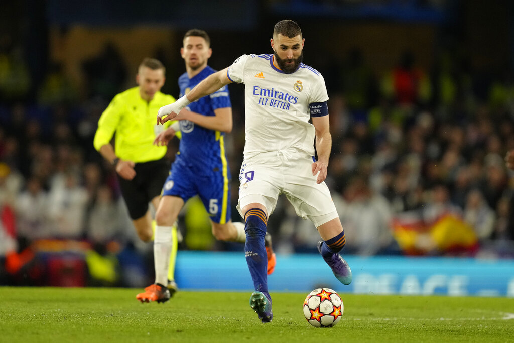 Aksi Benzema Bikin Hat-trick Lagi di Liga Champions