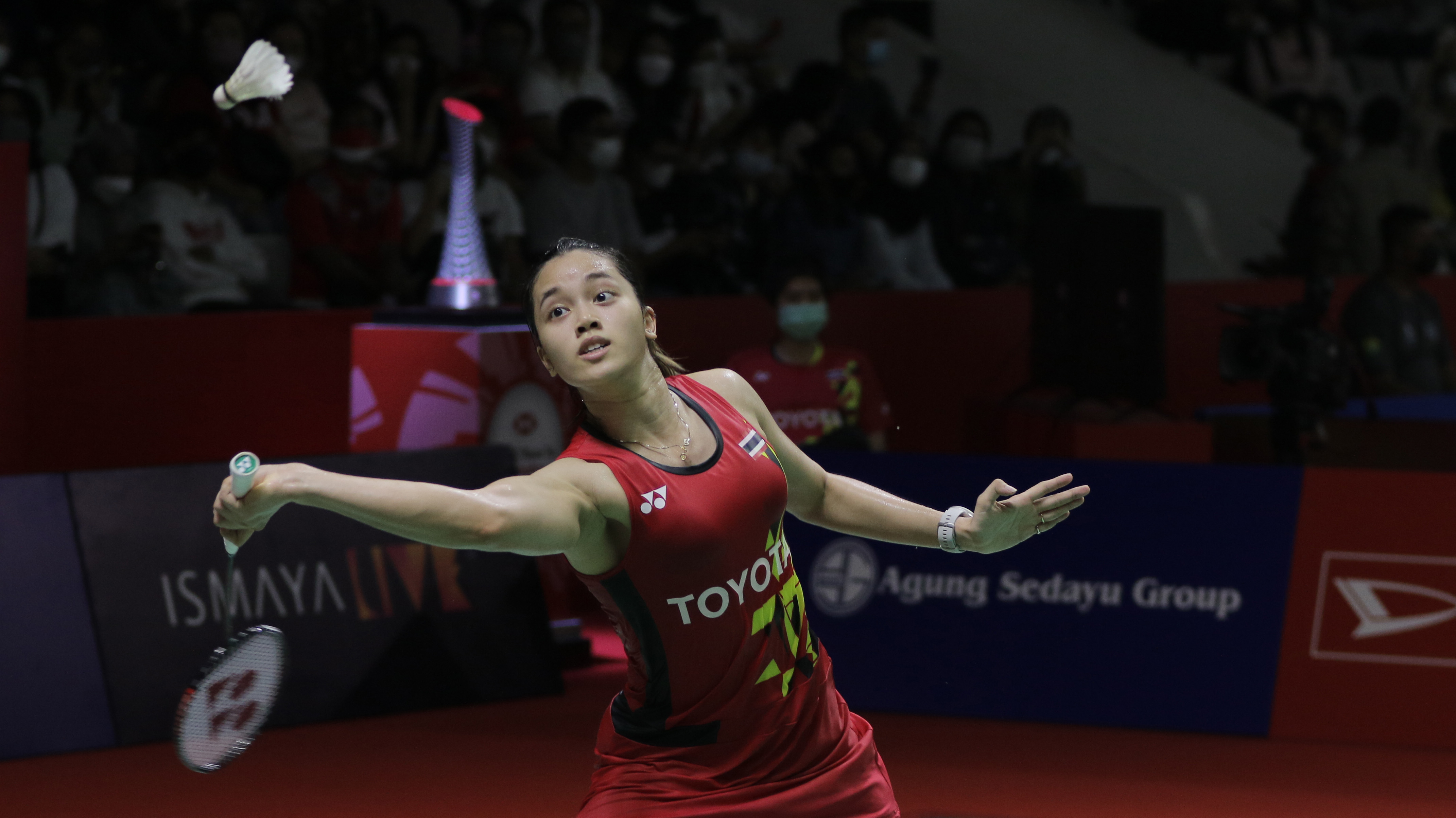 Intip Permainan Rawinda Prajongjai saat Bertanding di Indonesia Masters 2022