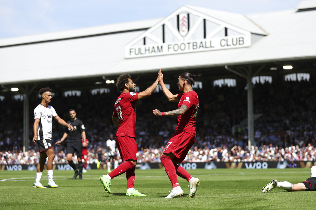 Mohamed Salah dan Darwin Nunez Saling Cetak Gol untuk Liverpool, Namun Aleksandar Mitrovic Lebih Gacor Bersama Fulham