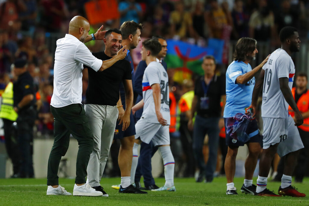 Juan Carlos Unzue Hadirkan Momen Kebahagiaan di Laga Persahabatan Barcelona Vs Manc City